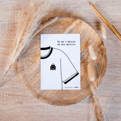 carte maillot papier recyclé