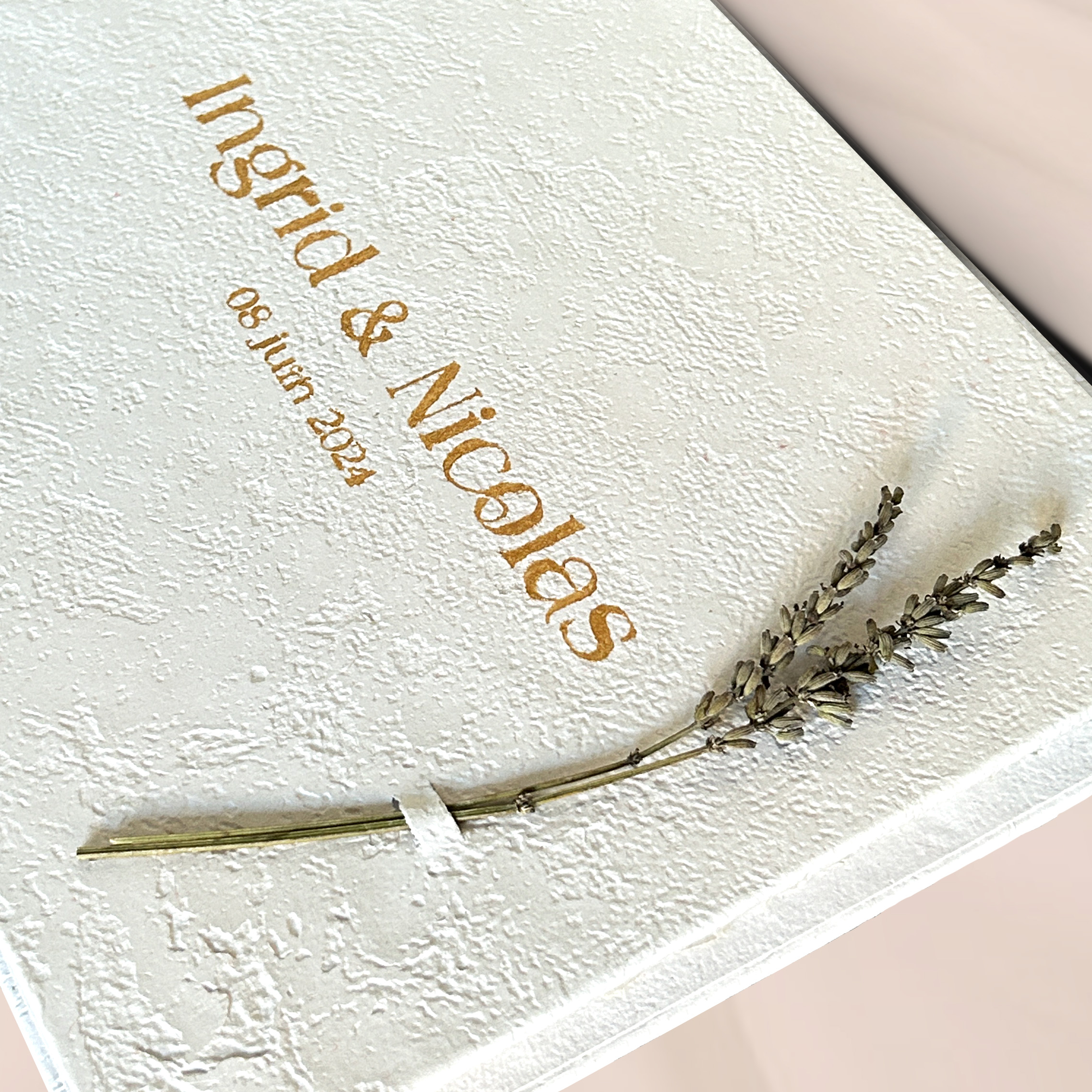 Livre d'or papier recyclé