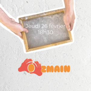 Atelier papier recyclé du jeudi 26 février